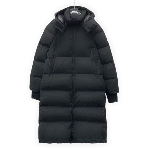 IM0162 cover-up Moncler Helotrope series Black logo patch hooded zipper long-sle - Picture 1 of 9